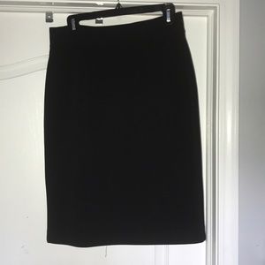 Black pencil skirt